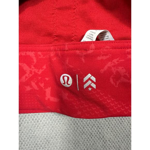 Lululemon x Barry’s Stronger As One Red Sports Bra crop top | Size 12 - Picture 6 of 6